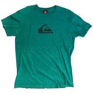 Vintage Quiksilver Comp Logo T-shirt - Green